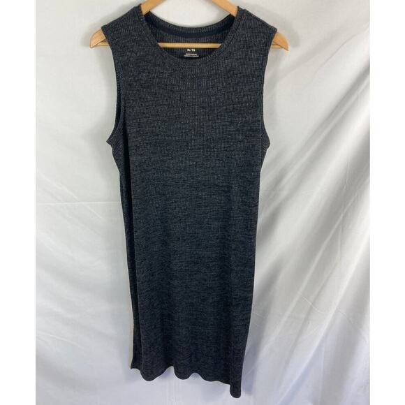 Roots Ribbed Knit Sleeveless Sheath Dress Size XL - Picture 1 of 6